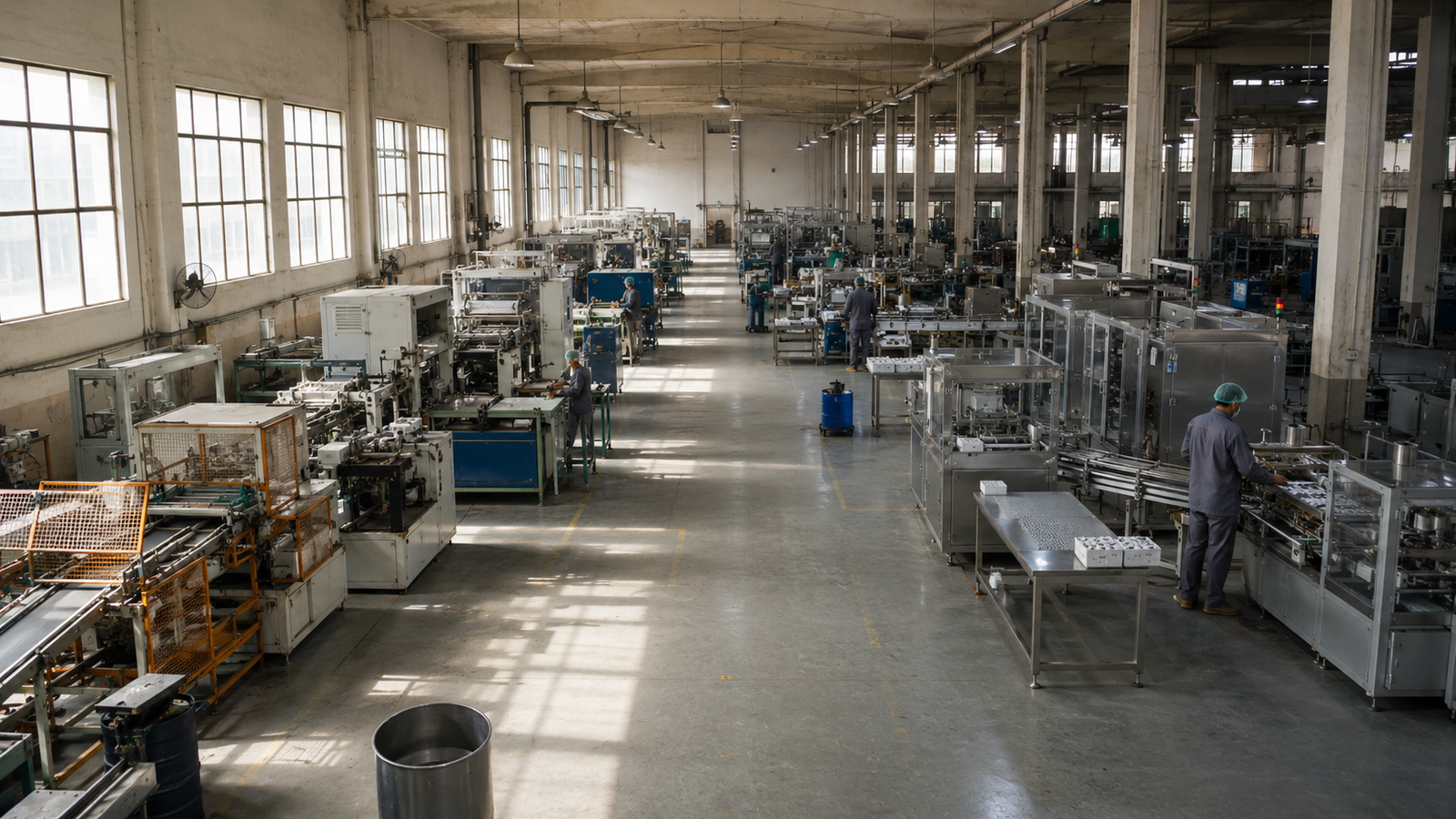DET Industries team on the production floor